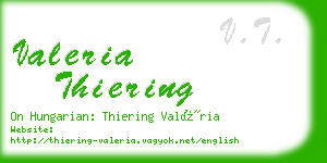 valeria thiering business card